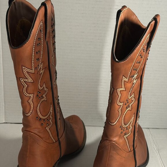Women's Size 7.5 Brown Boots New - Picture 12 of 15